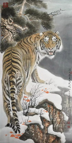 国画虎
